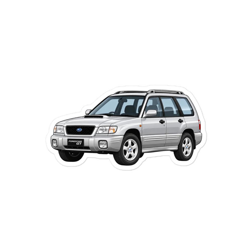 2000 Subaru Forester SF5 (Silver) Sticker