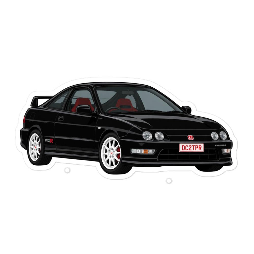 Honda Integration DC2 Type R Sticker (Black)