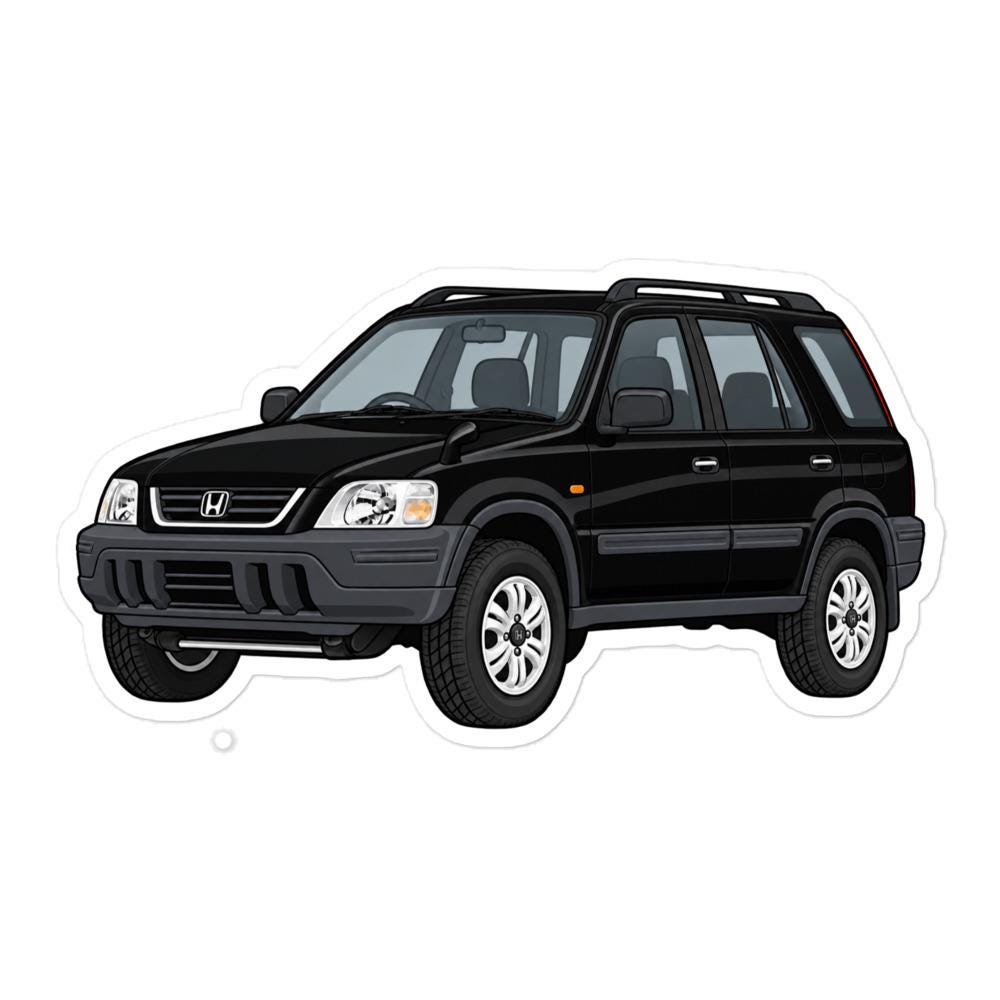 Honda CRV RD1 Sticker (Black)
