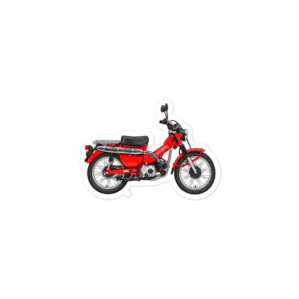 Honda CT110 Motorcycle Sticker (Red)