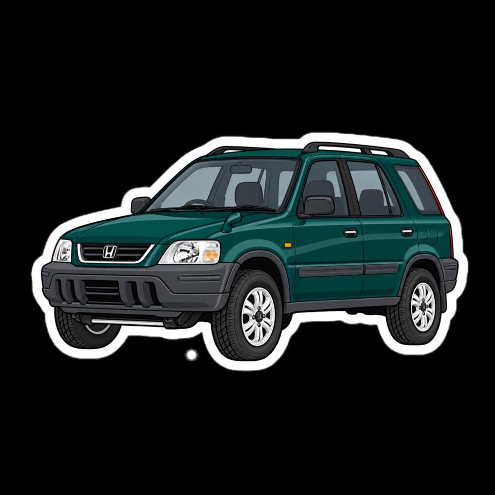 HONDA CRV RD1 Sticker (Green)