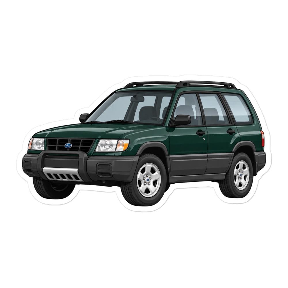 Subaru Forester SF5 (Green) Sticker