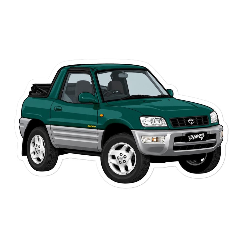 Toyota Rav4 2-Door Convertible (Green)