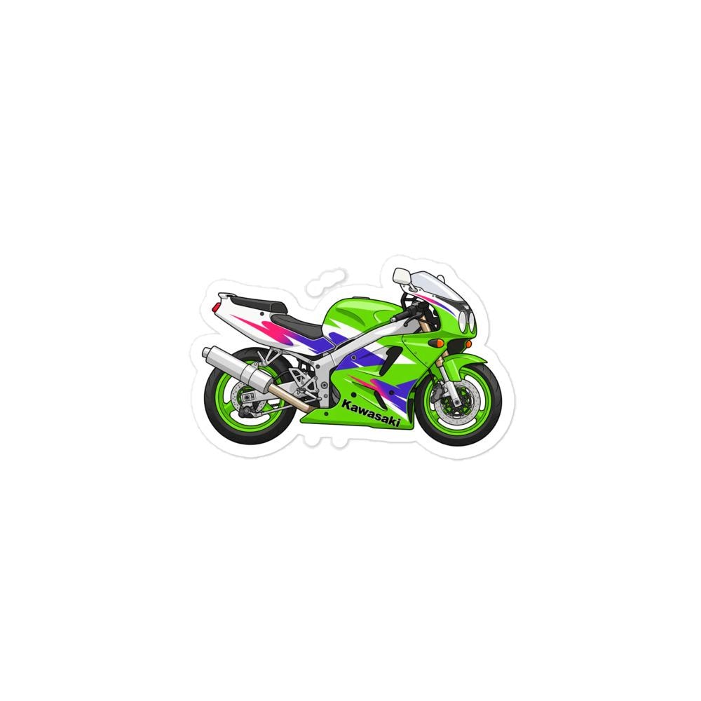 Kawasaki ZXR750 Cartoon Sticker