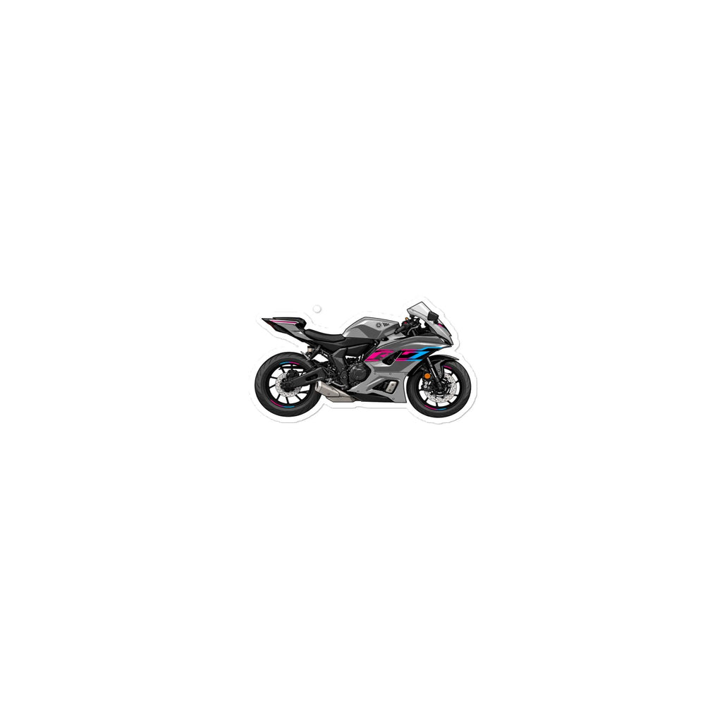 Yamaha R7 Motorcycle Sticker Grey