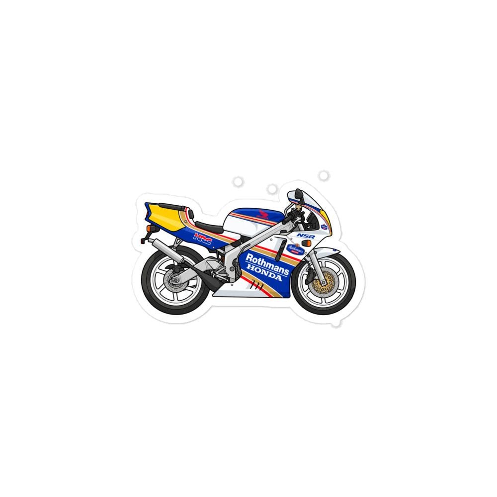 Rothmans NSR250 Motorcycle Sticker
