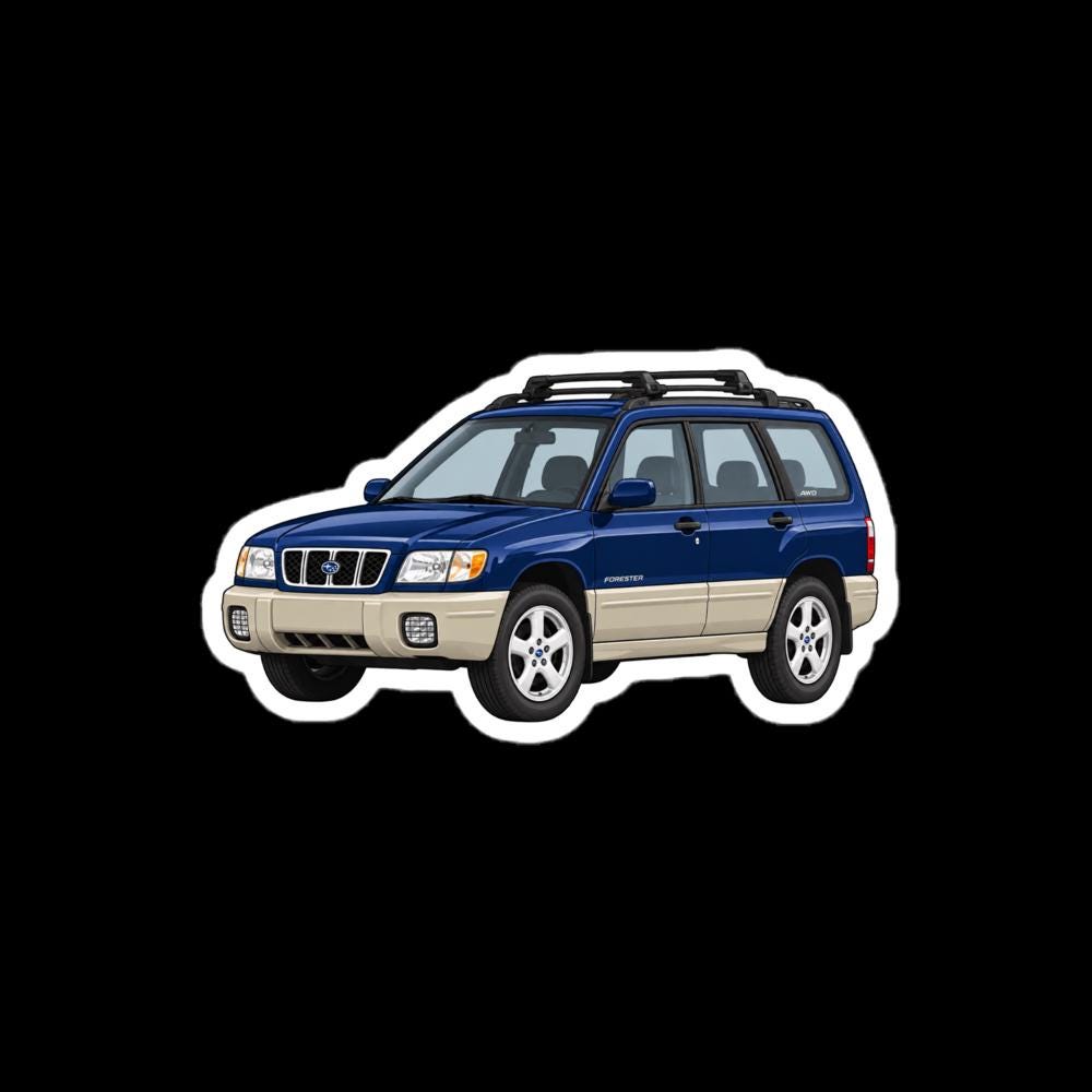 Subaru Forester SF5 (Blue) Sticker