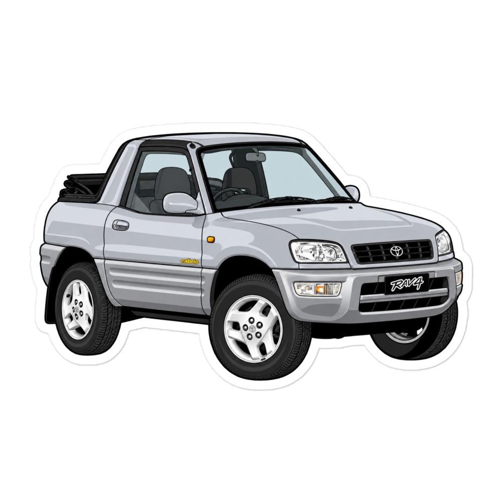 Toyota Rav4 2-Door Cabrio (Silver)