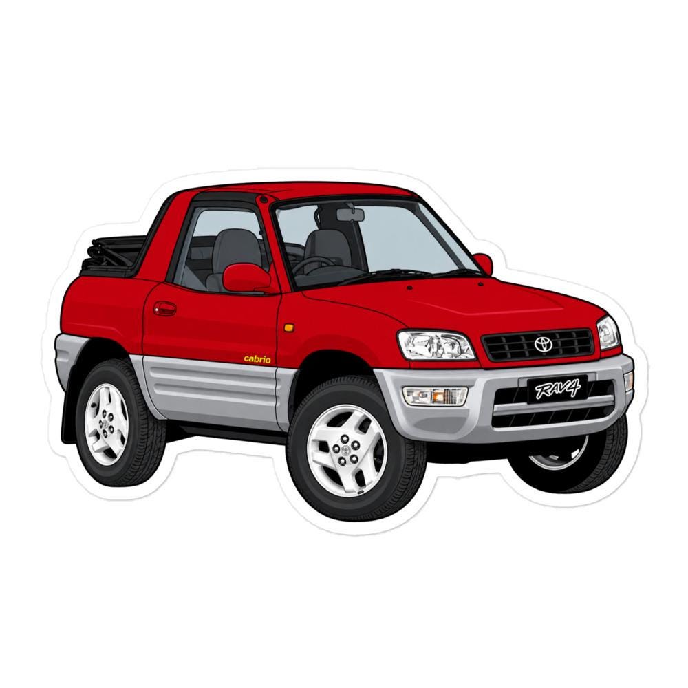 Toyota Rav4 2-Door Cabrio (Red)