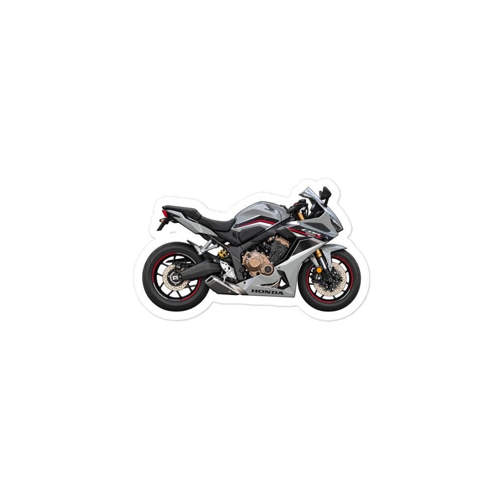 Honda CBR650R Motorcycle Grey Sticker