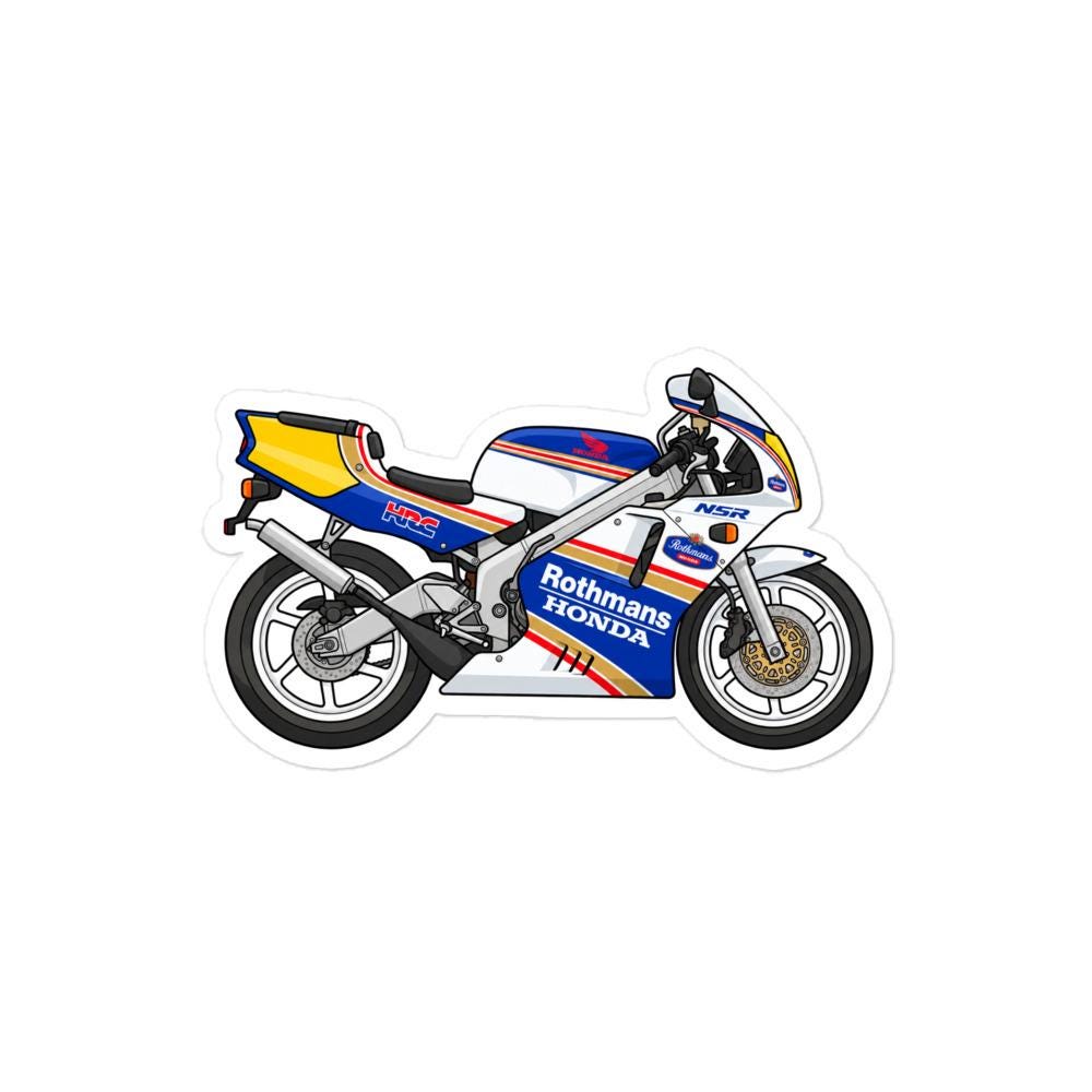 Rothmans NSR250 Motorcycle Sticker