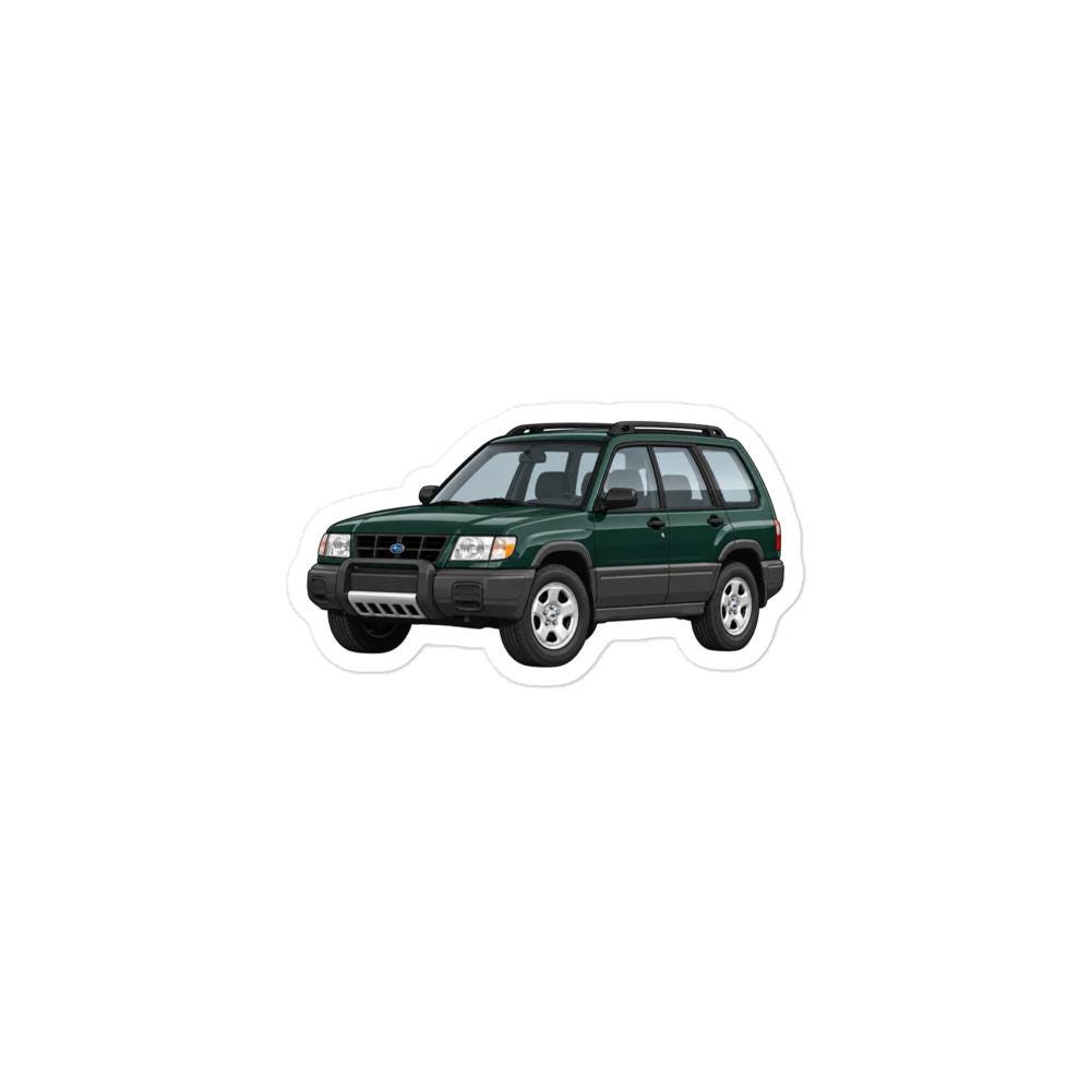 Subaru Forester SF5 (Green) Sticker