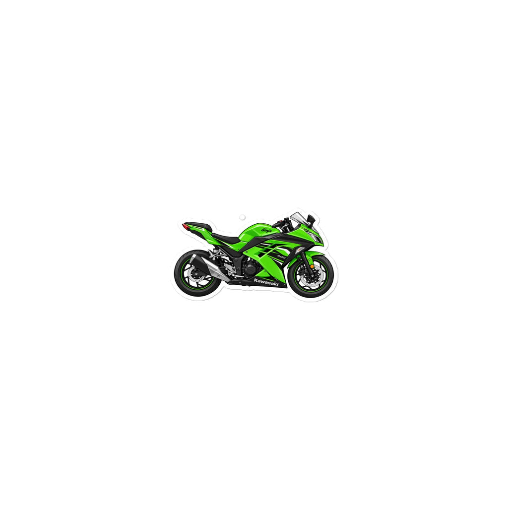 Kawasaki Ninja 300 Green Motorcycle Sticker