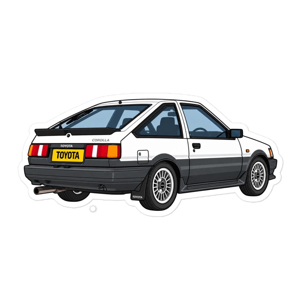 Toyota AE86 Corolla Sticker (Rear)