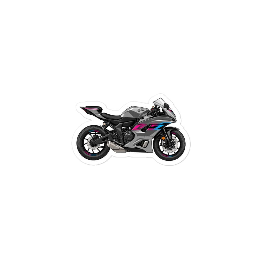 Yamaha R7 Motorcycle Sticker Grey