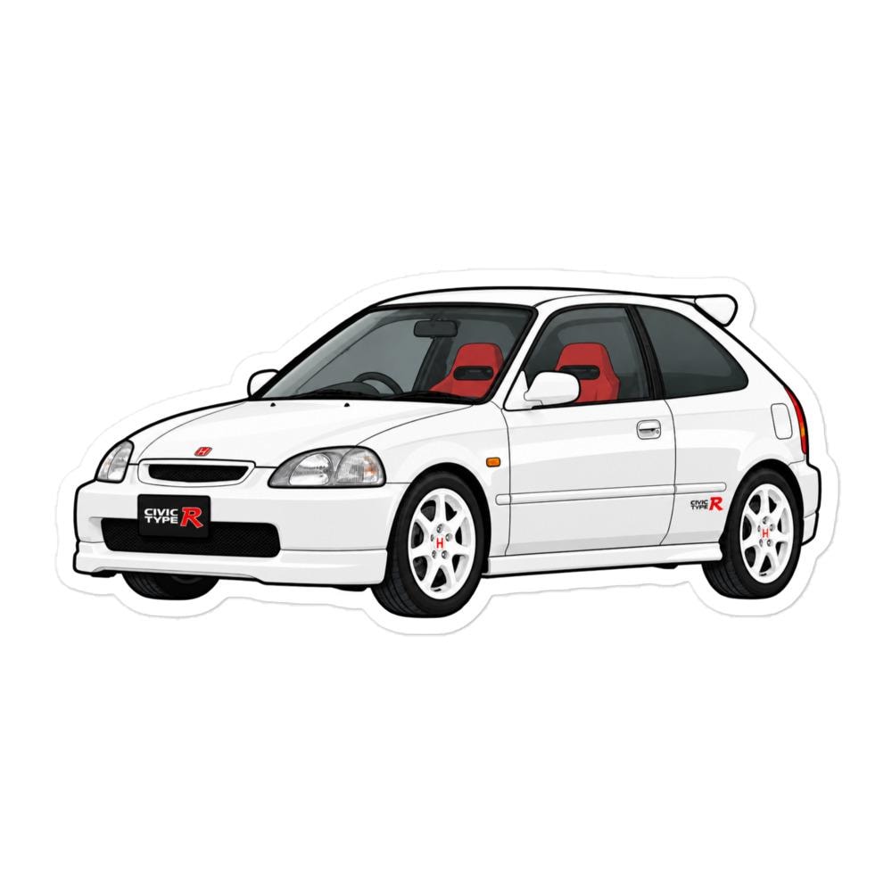 Honda EK Civic Type R (White)