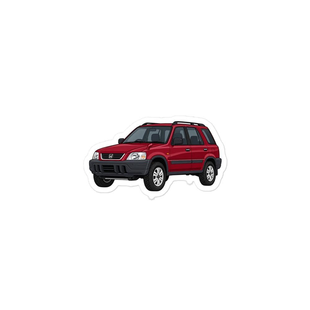 Honda CRV RD1 Sticker (Red)