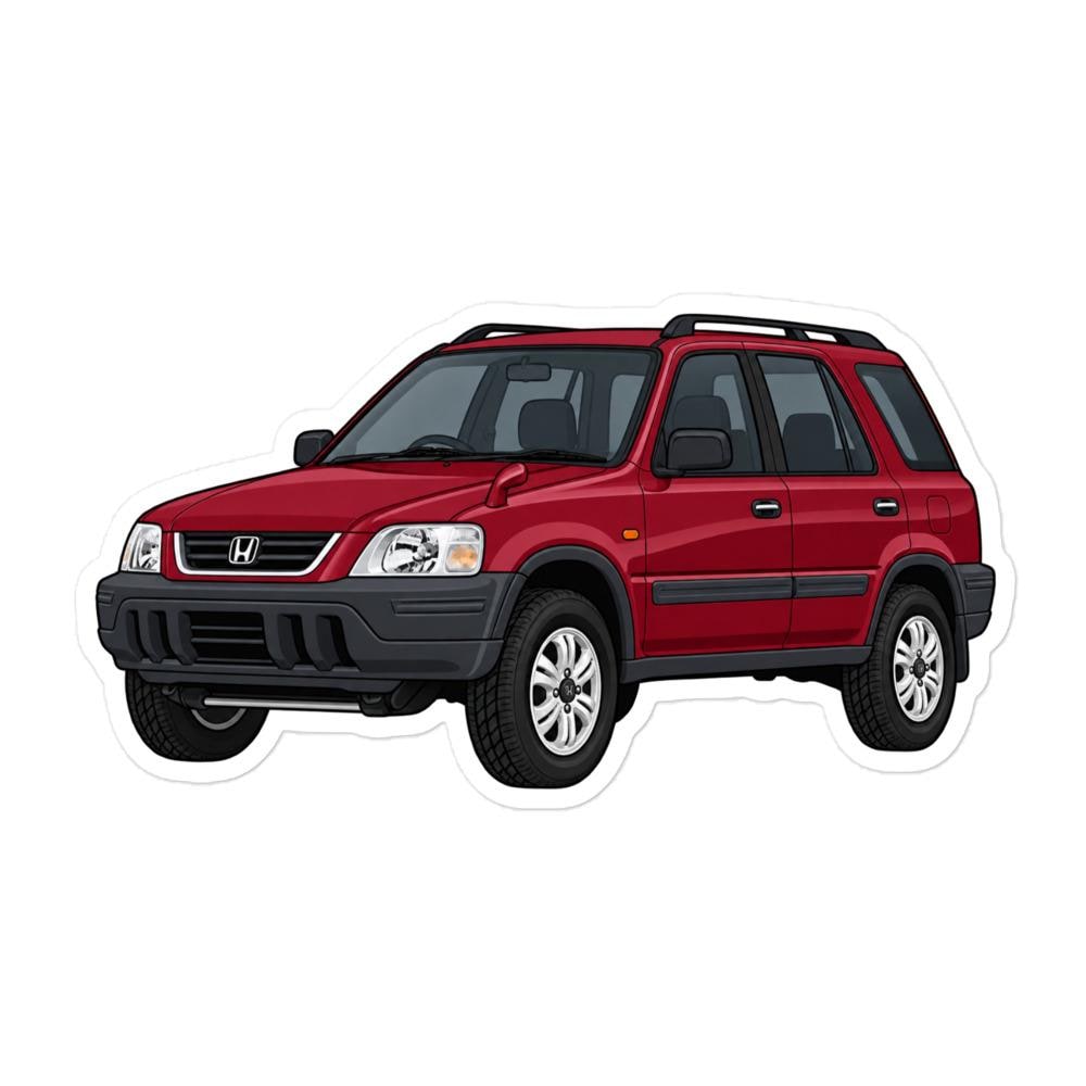 Honda CRV RD1 Sticker (Red)