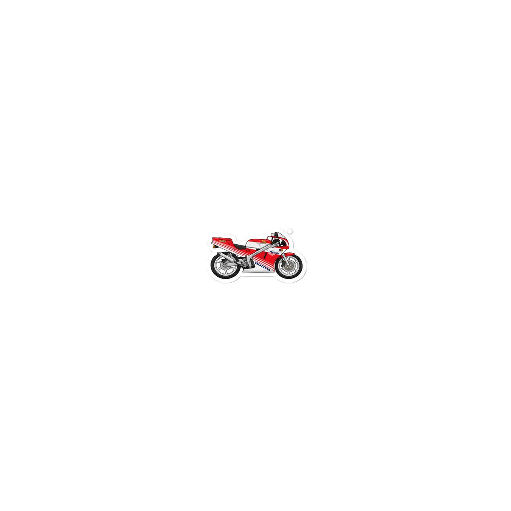 Honda NSR250R Motorcycle Sticker: Red Racing Bike Vinyl Decal