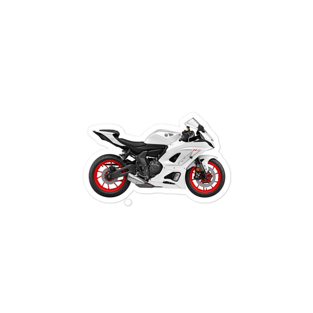 Yamaha R7 White Sticker